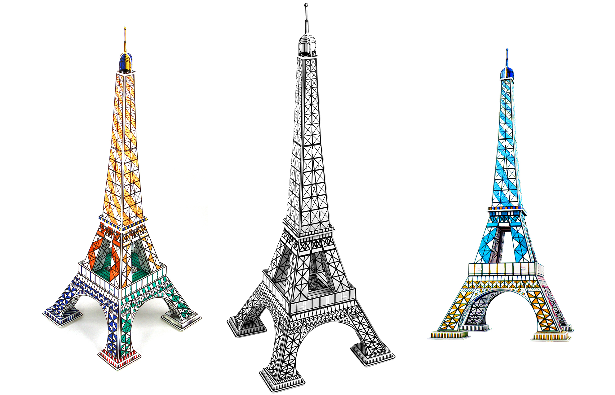 452-Eiffel-coloring-frame